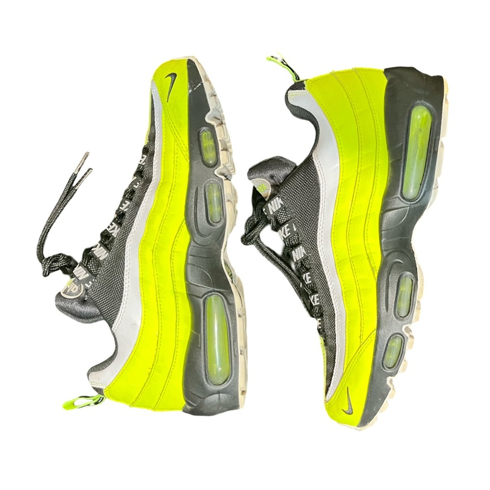 Nike Air Max 95 Volt and Gray Sneakers